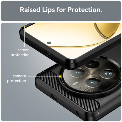 Futrola za Realme 12 Pro / 12 Pro+, Techsuit, Karbon, Crna