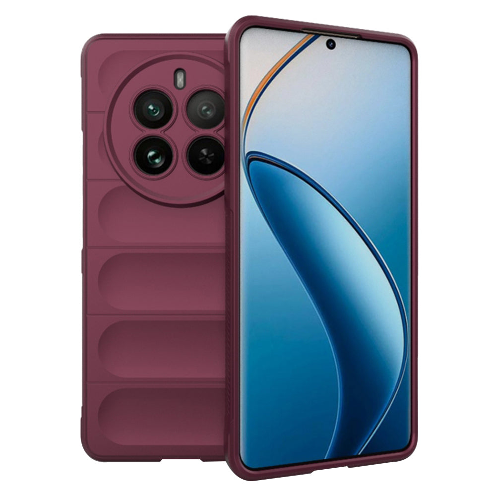 Futrola za Realme 12 Pro / 12 Pro+, Techsuit, Magic Shield, Bordo