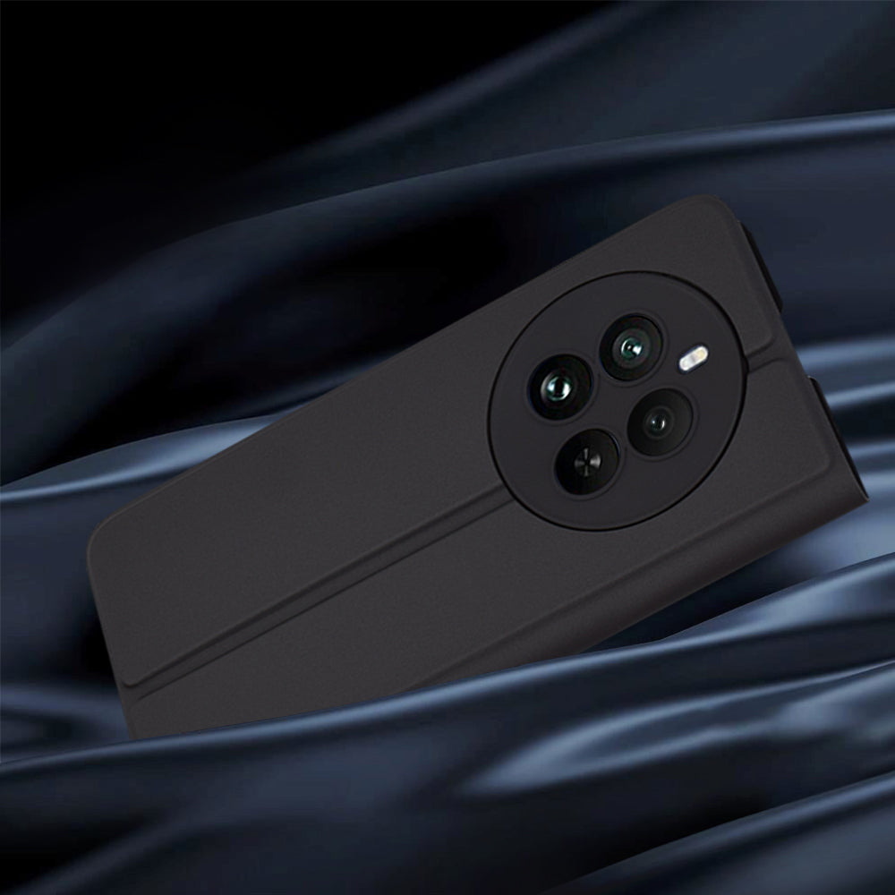 Futrola za Realme 12 Pro / 12 Pro+, Techsuit, Magskin Book, Crna