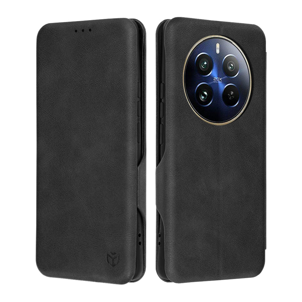 Futrola za Realme 12 Pro / 12 Pro+, Techsuit, Safe Wallet Plus, Crna