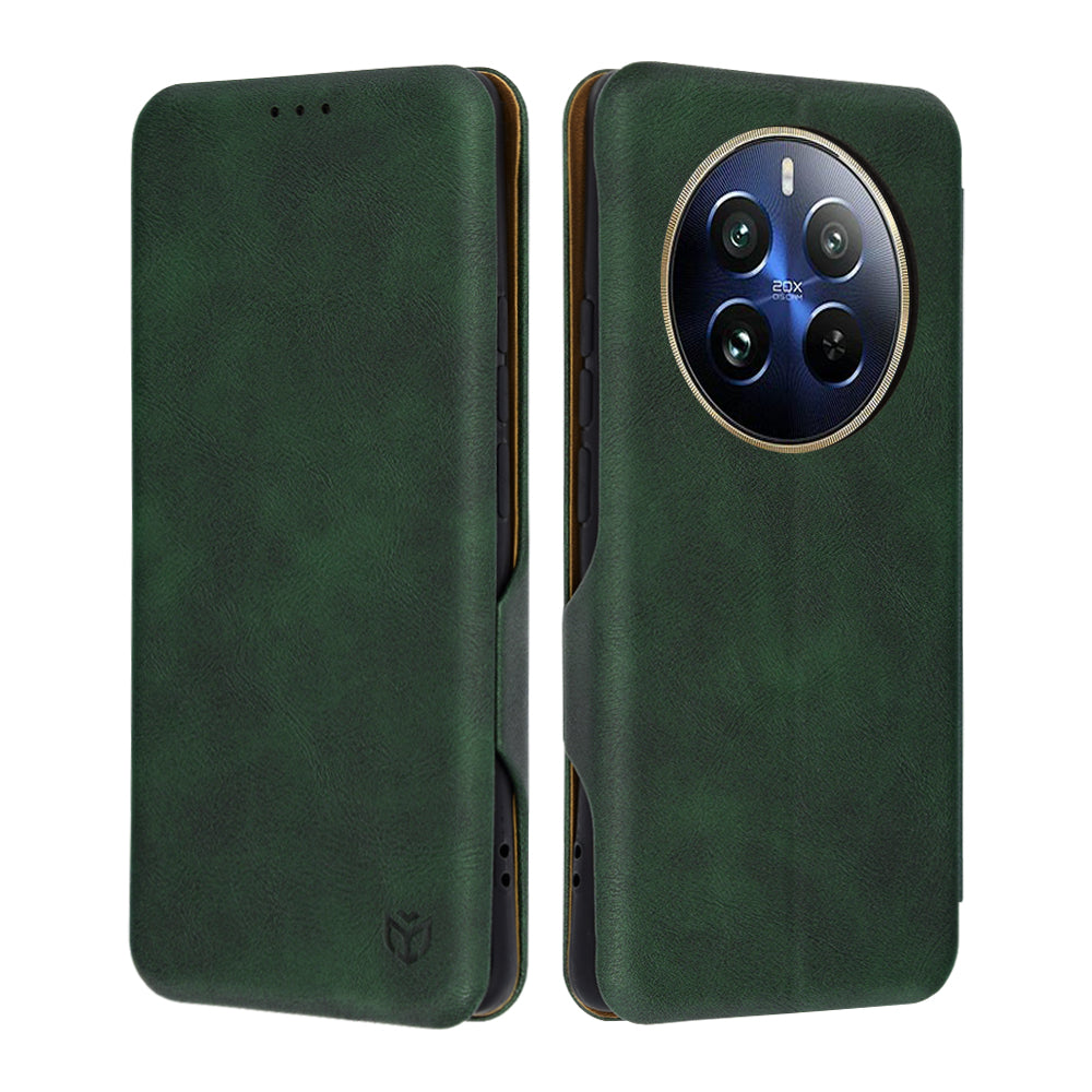 Futrola za Realme 12 Pro / 12 Pro+, Techsuit, Safe Wallet Plus, Zelena