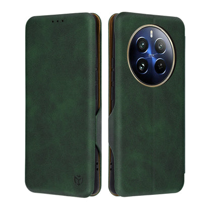 Futrola za Realme 12 Pro / 12 Pro+, Techsuit, Safe Wallet Plus, Zelena