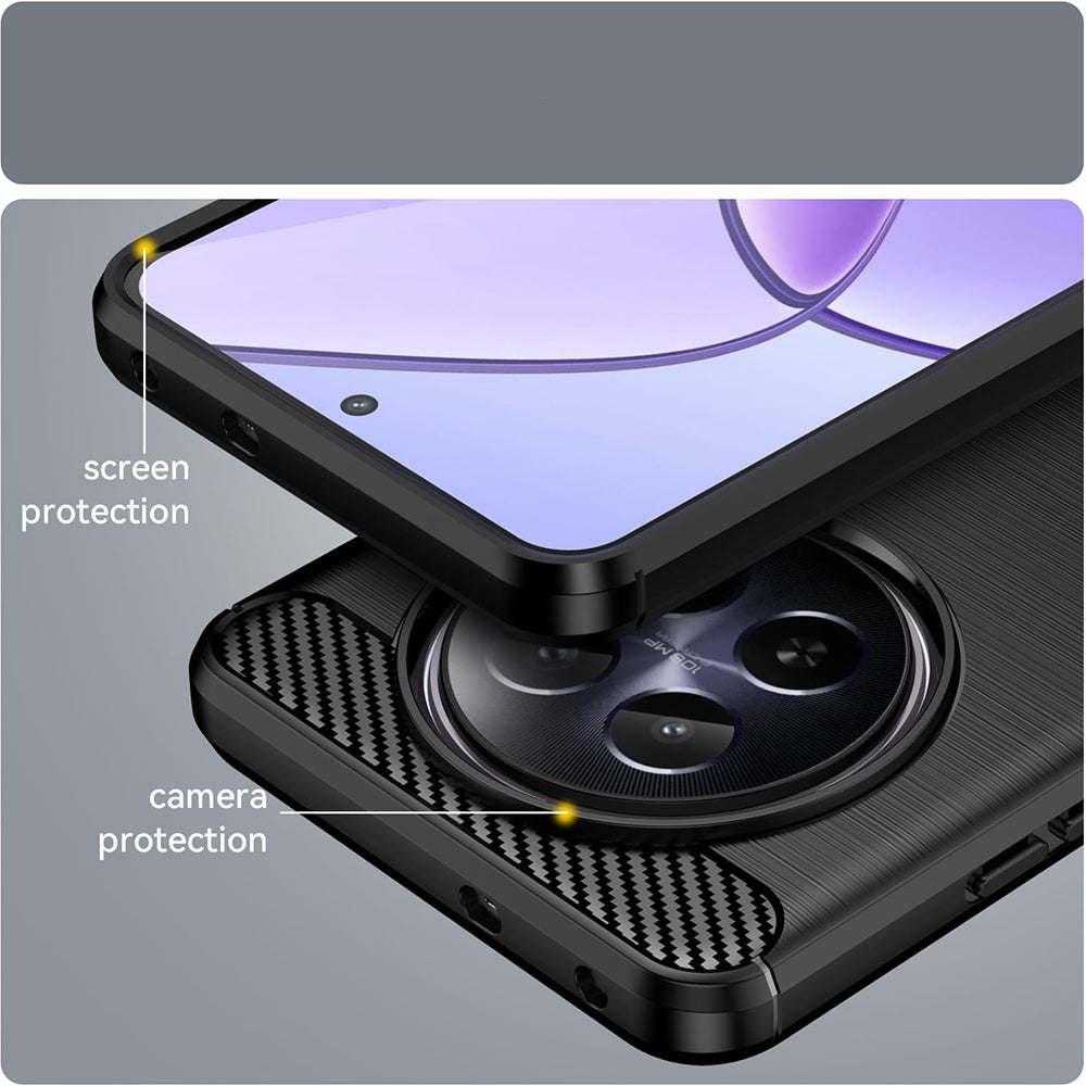 Futrola za Realme 12, Techsuit, Karbon, Plava