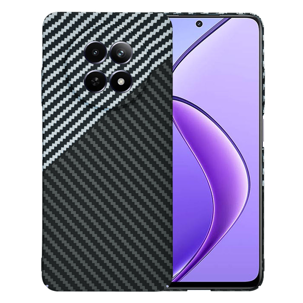 Futrola za Realme 12x / 12, Techsuit, Carbonite FiberShell, Crno Siva