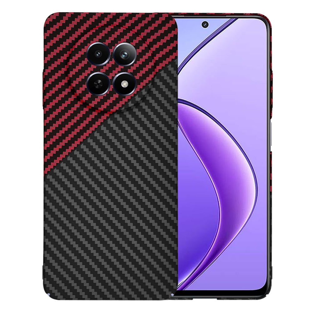 Futrola za Realme 12x / 12, Techsuit, Carbonite FiberShell, Crno Crvena