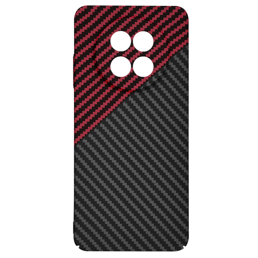 Futrola za Realme 12x / 12, Techsuit, Carbonite FiberShell, Crno Crvena