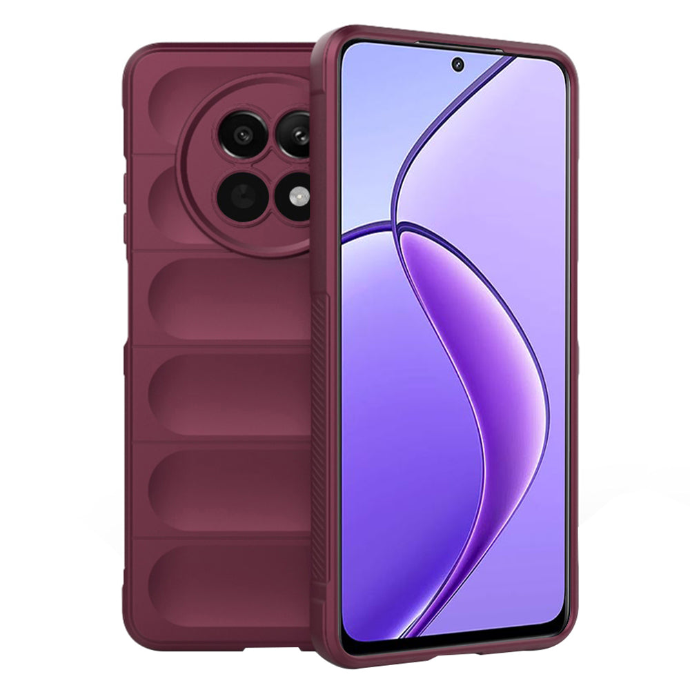 Futrola za Realme 12x / 12, Techsuit, Magic Shield, Bordo