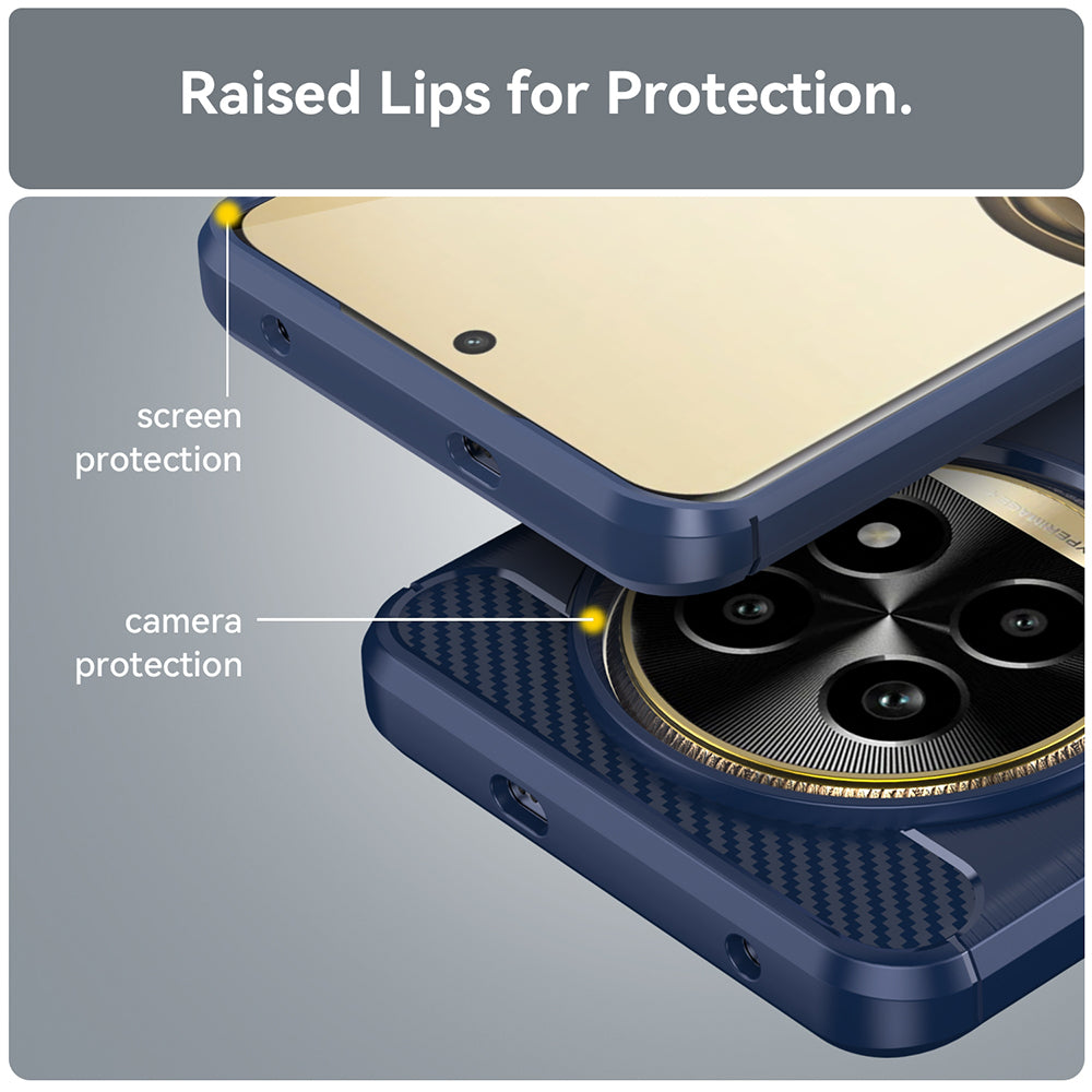Futrola za Realme 13 Pro / 13 Pro+, Techsuit, Karbon, Plava