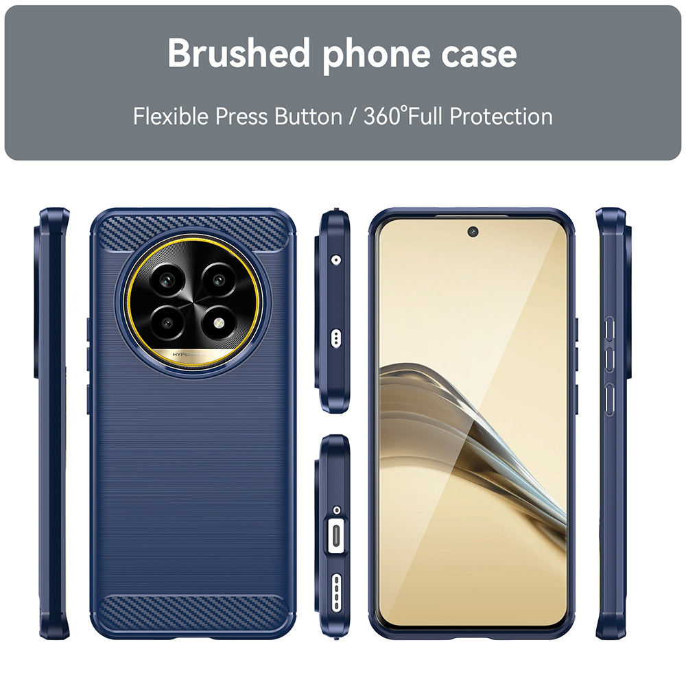 Futrola za Realme 13 Pro / 13 Pro+, Techsuit, Karbon, Plava