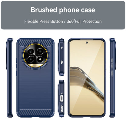 Futrola za Realme 13 Pro / 13 Pro+, Techsuit, Karbon, Plava