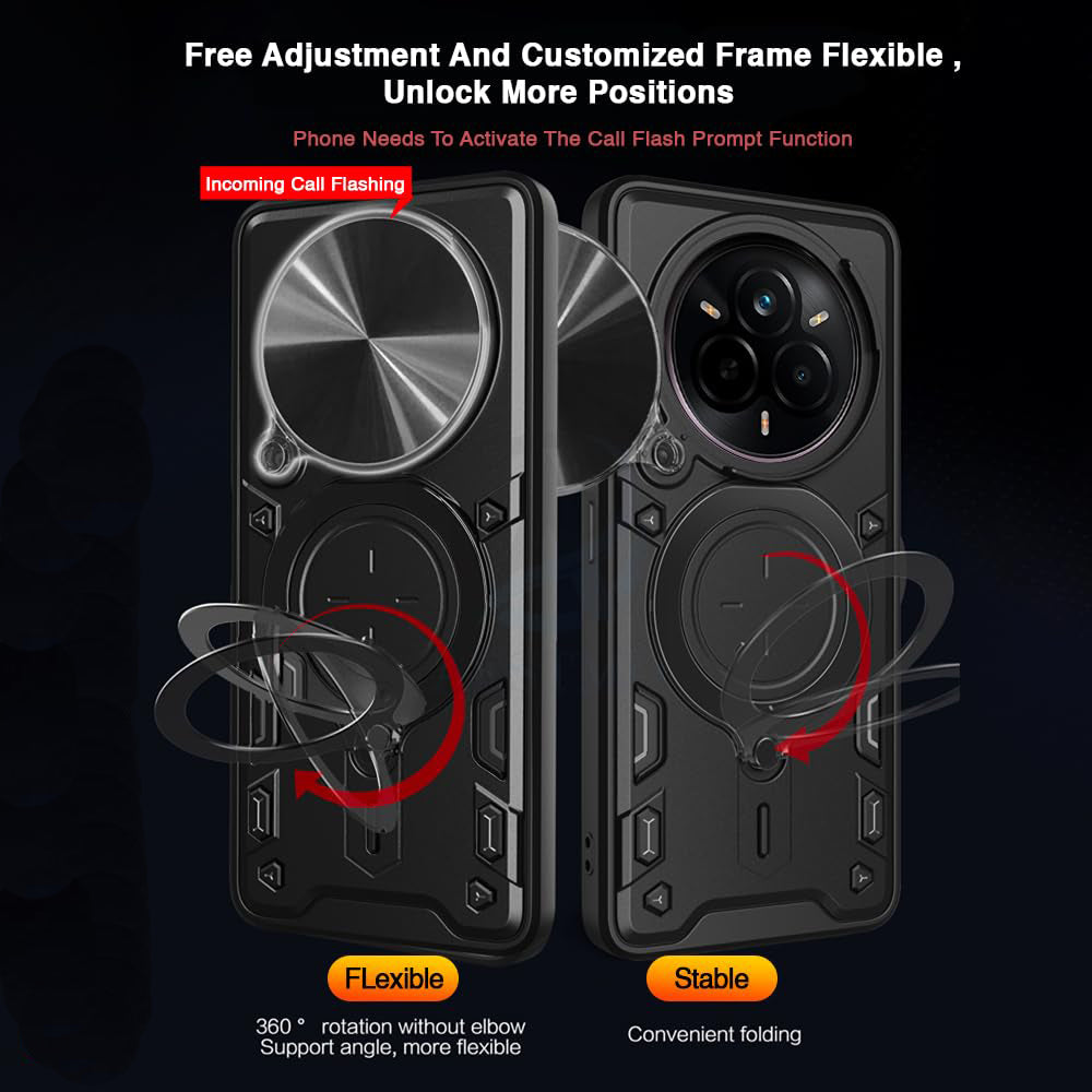 Futrola za Realme 14 Pro+, Techsuit, CamGuard Pro, Crna