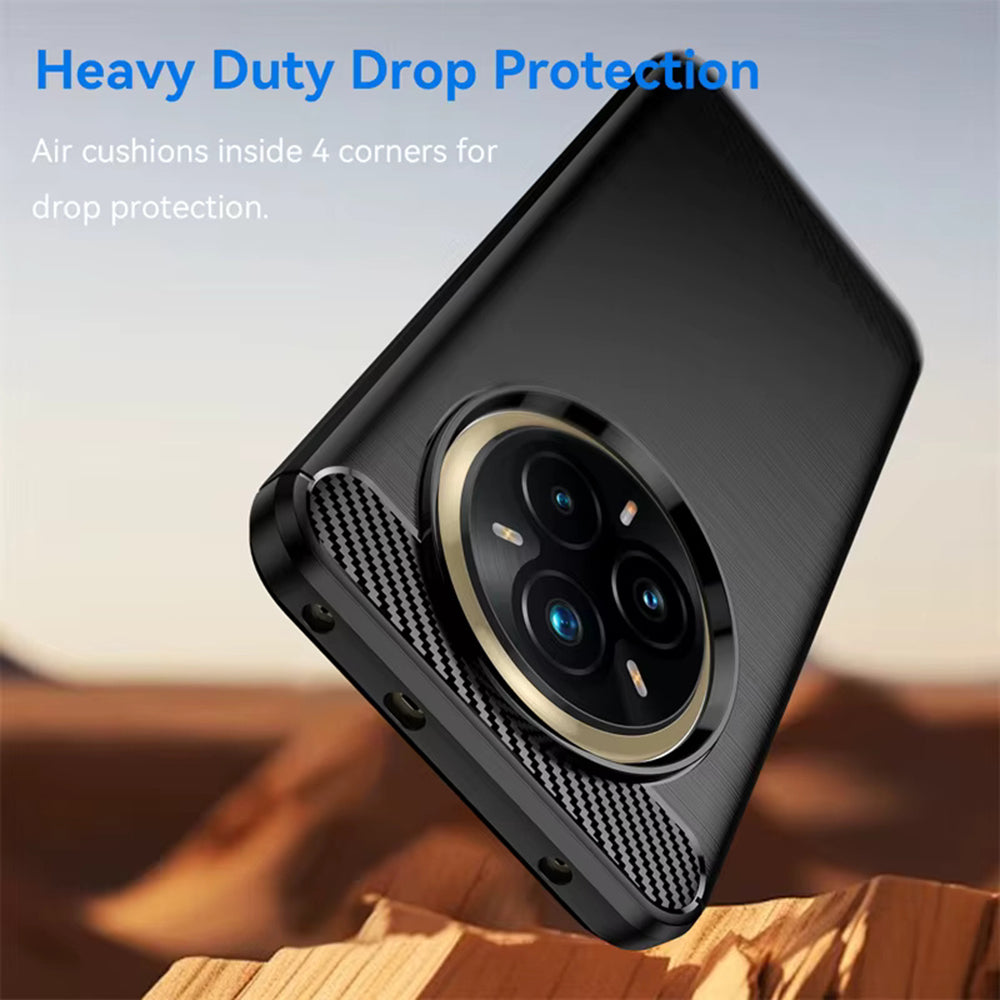 Futrola za Realme 14 Pro+, Techsuit, Karbon, Crna