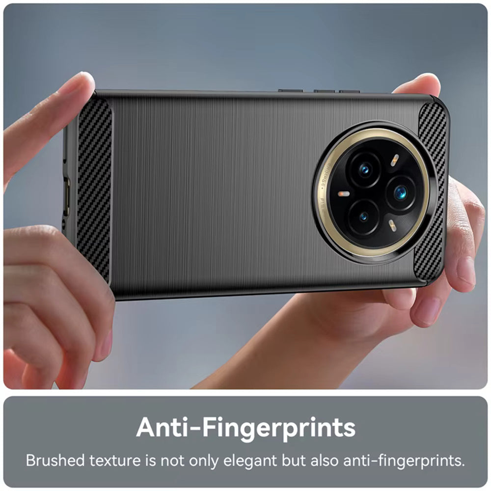 Futrola za Realme 14 Pro+, Techsuit, Karbon, Crna