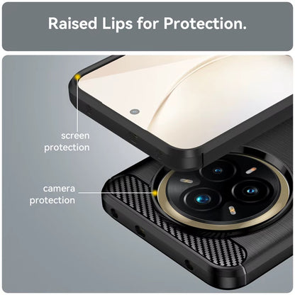 Futrola za Realme 14 Pro+, Techsuit, Karbon, Crna