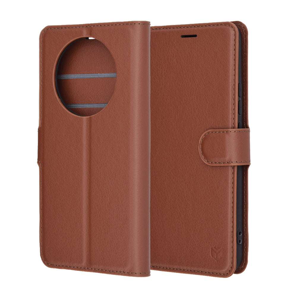 Futrola za Realme 14 Pro+, Techsuit, Leather Folio, Braon
