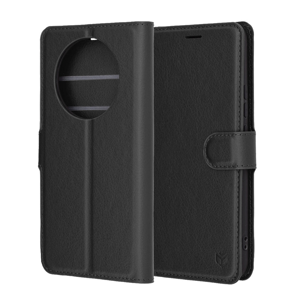 Futrola za Realme 14 Pro+, Techsuit, Leather Folio, Crna