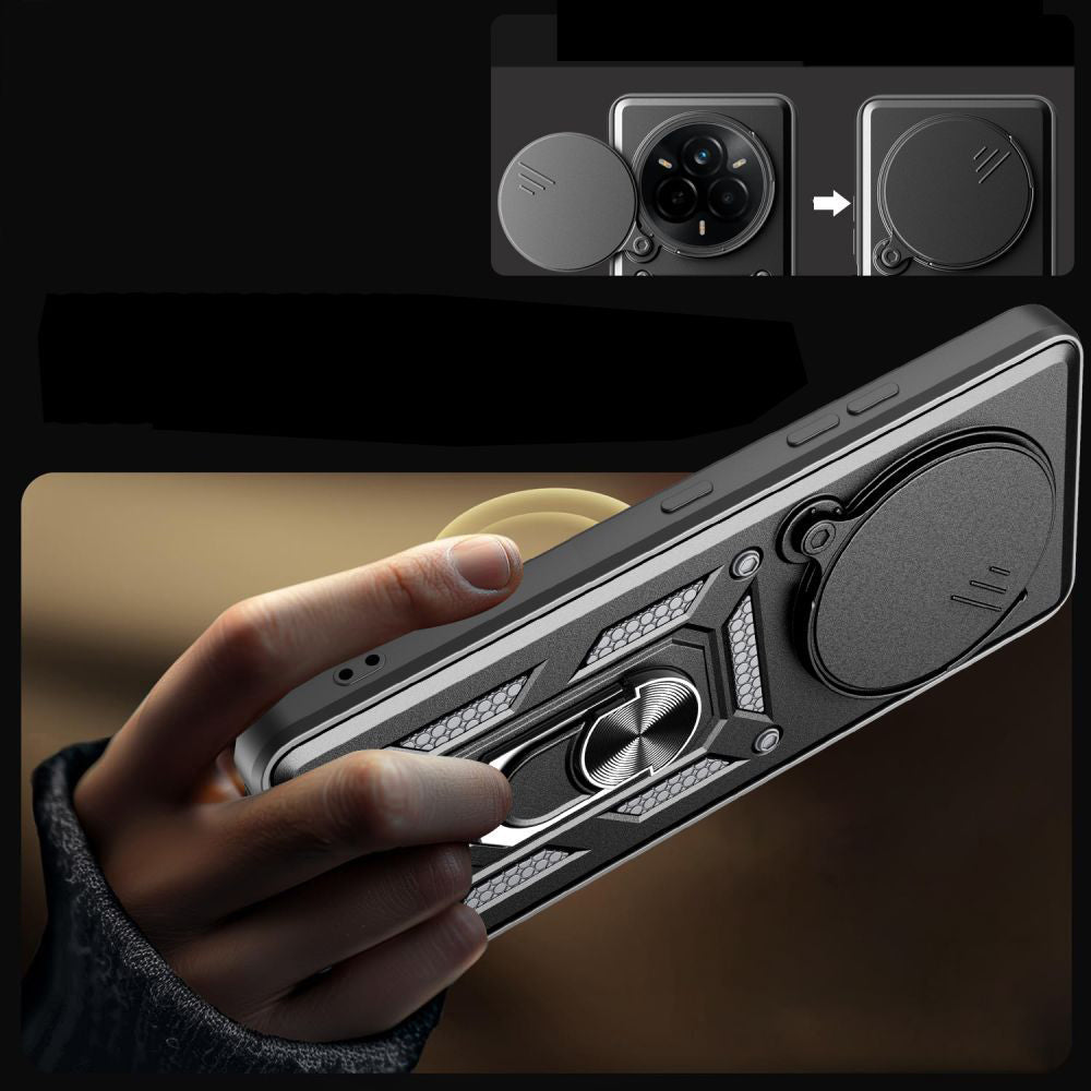 Futrola za Realme 14 Pro, Techsuit, CamShield, Crna
