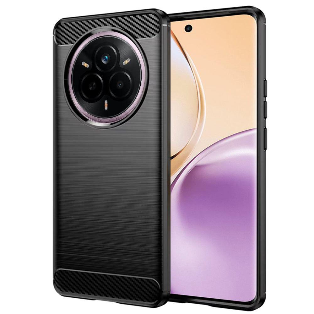 Futrola za Realme 14 Pro, Techsuit, Karbon, Crna