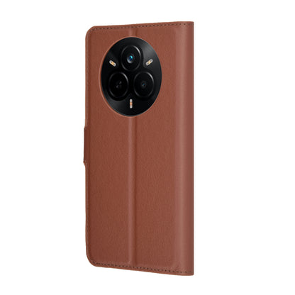 Futrola za Realme 14 Pro, Techsuit, Leather Folio, Braon