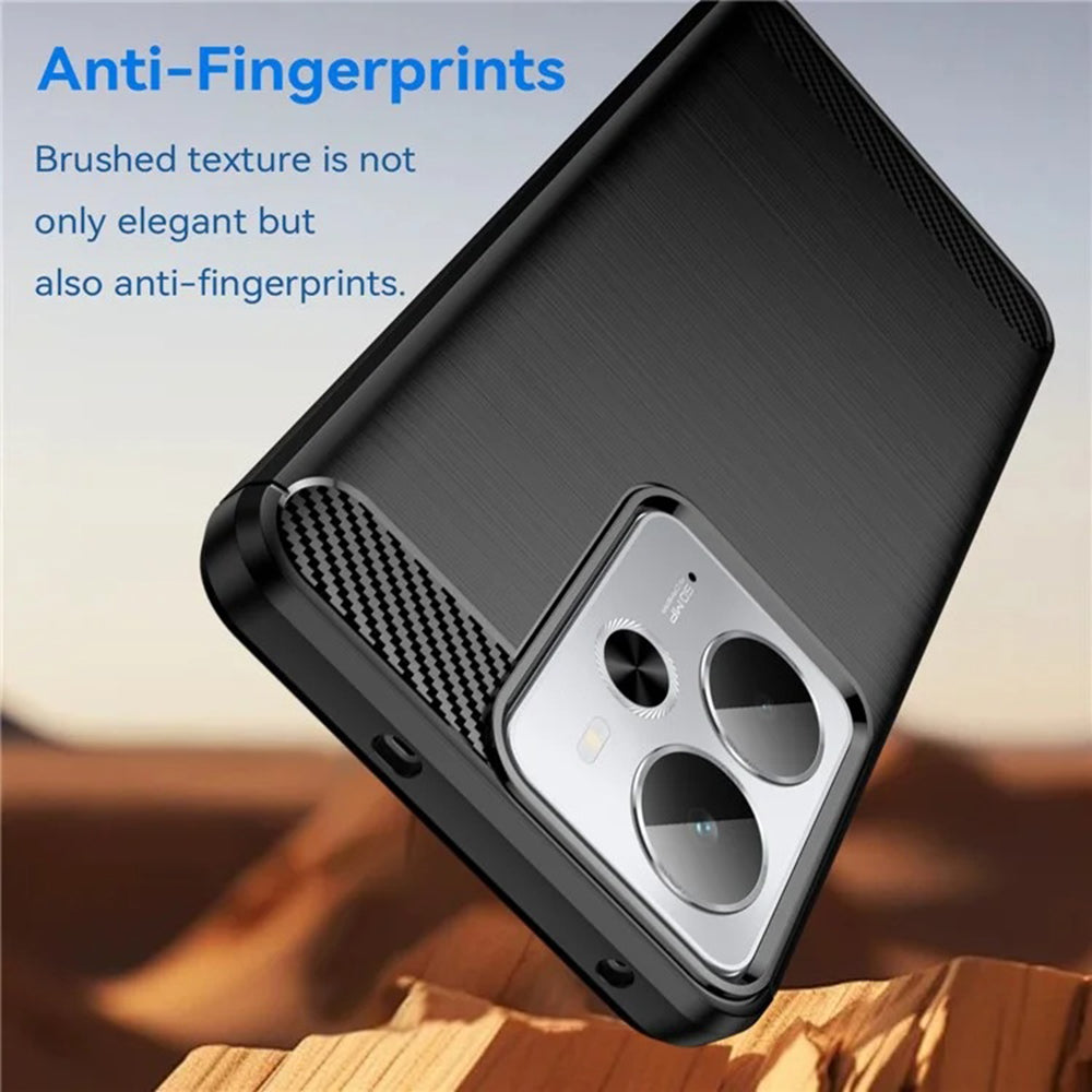 Futrola za Realme 14T / 14, Techsuit, Karbon, Crna