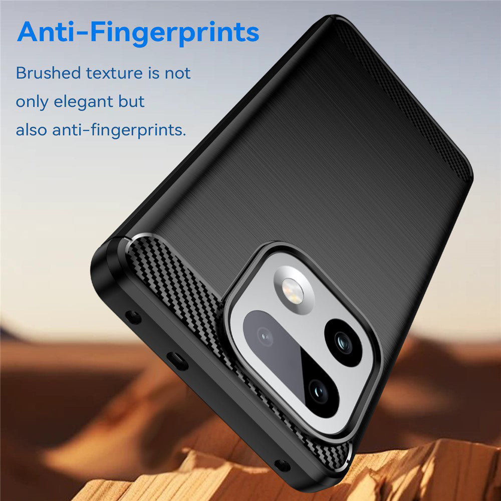 Futrola za Realme 16 Pro+, Techsuit, Karbon, Crna