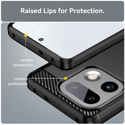 Futrola za Realme 16 Pro+, Techsuit, Karbon, Crna