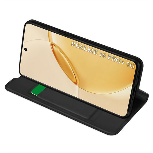 Futrola za Realme 16 Pro+, Techsuit, Magskin Book, Crna