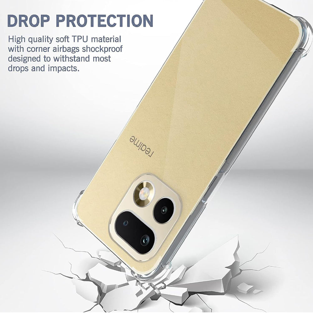 Futrola za Realme 16 Pro+, Techsuit, Shockproof Clear, Transparentna