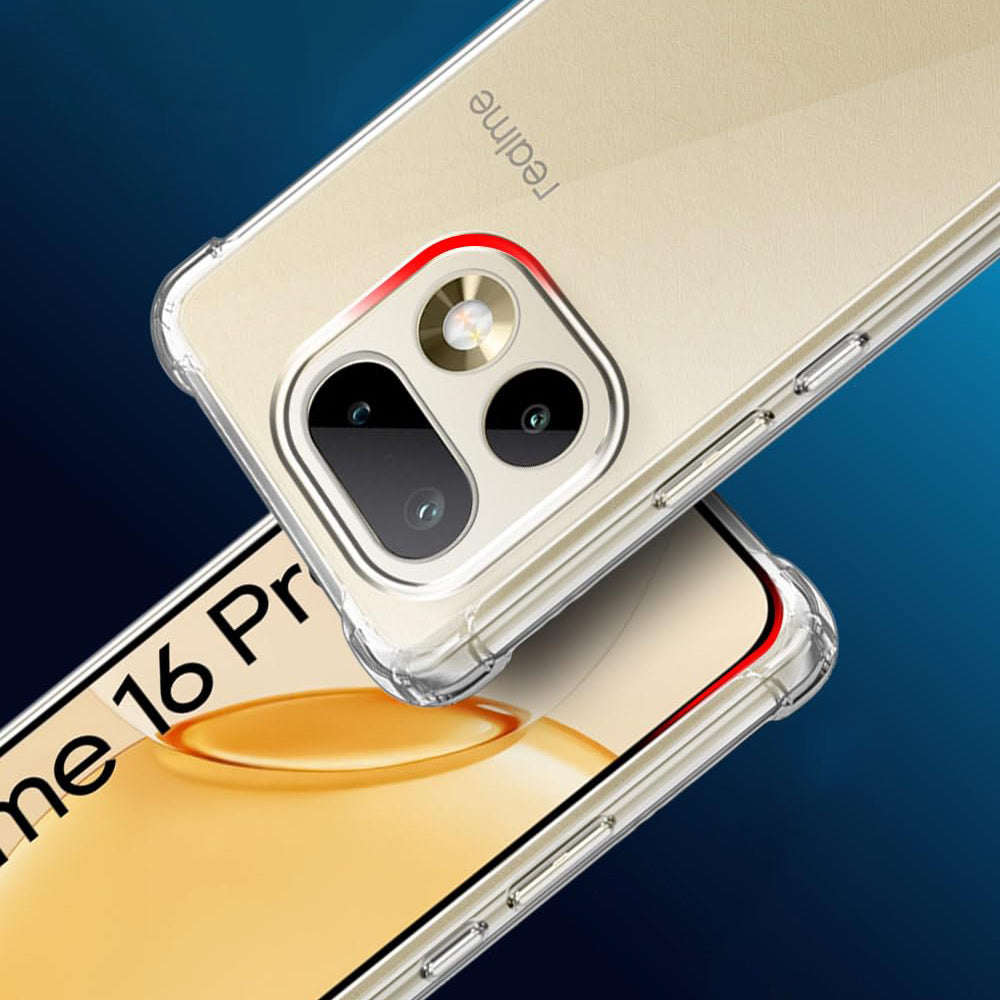 Futrola za Realme 16 Pro, Techsuit, Shockproof Clear, Transparentna