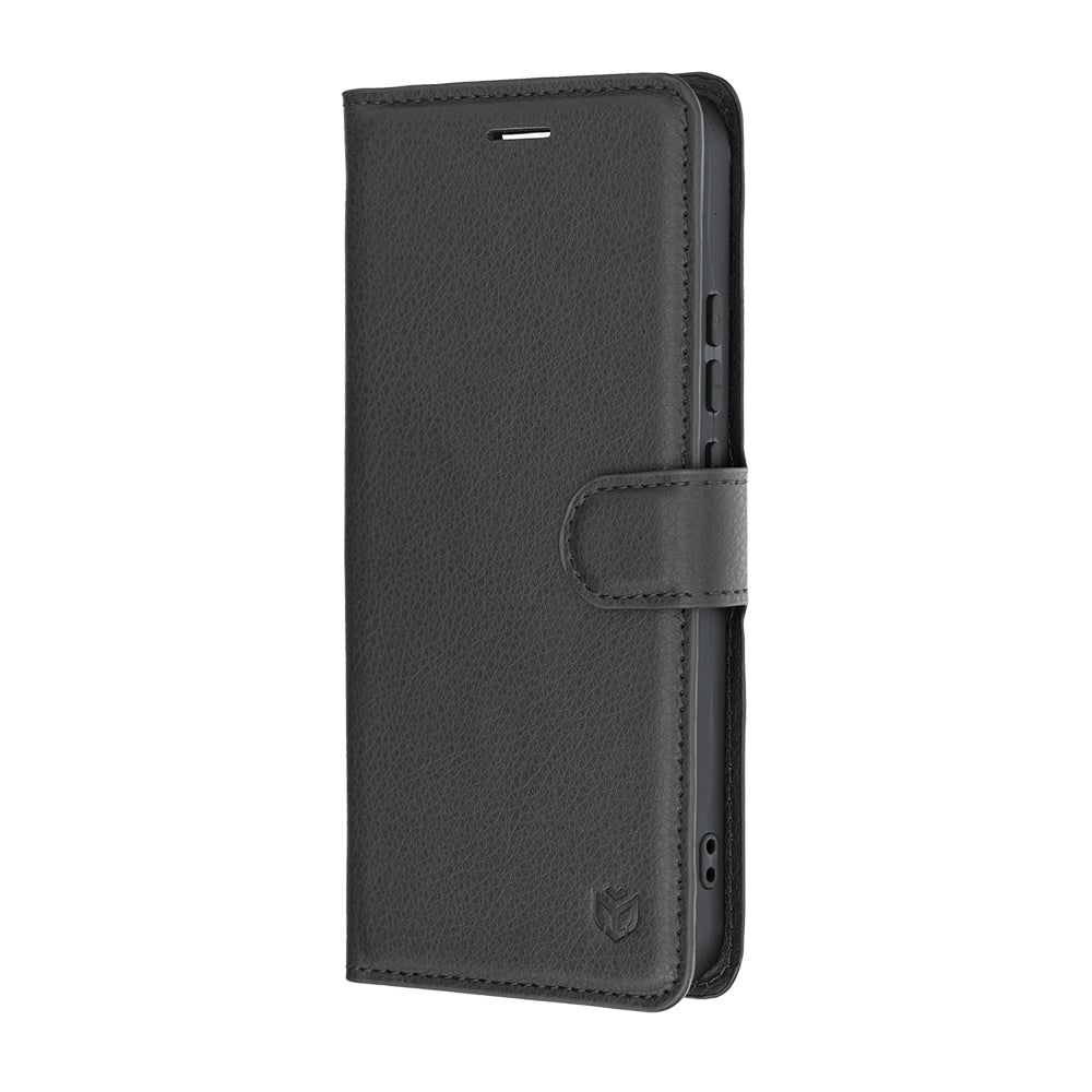 Futrola za Realme 16, Techsuit, Leather Folio, Crna