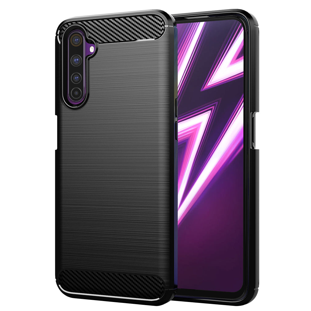 Futrola za Realme 6 Pro, Techsuit, Karbon, Crna