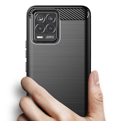 Futrola za Realme 8 Pro / 8, Techsuit, Karbon, Crna