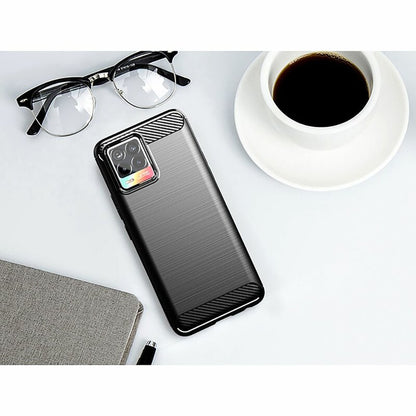Futrola za Realme 8 Pro / 8, Techsuit, Karbon, Crna