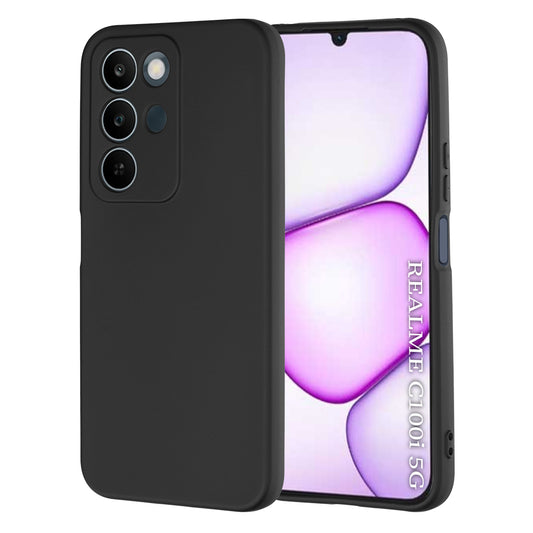 Futrola za Realme C100 5G, Techsuit, SoftFlex, Crna