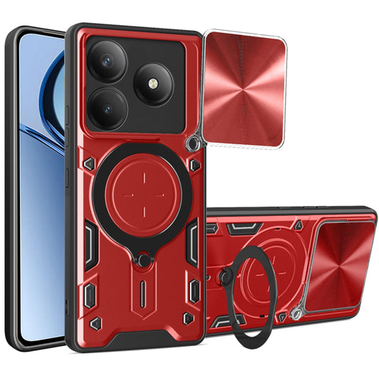 Futrola za Realme C63 / C61, Techsuit, CamGuard Pro, Crvena