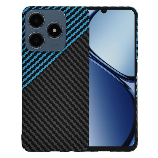 Futrola za Realme C63 / C61, Techsuit, Carbonite FiberShell, Crno Plava