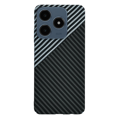 Futrola za Realme C63 / C61, Techsuit, Carbonite FiberShell, Crno Siva