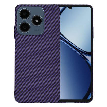 Futrola za Realme C63 / C61, Techsuit, Carbonite FiberShell, Ljubičasta