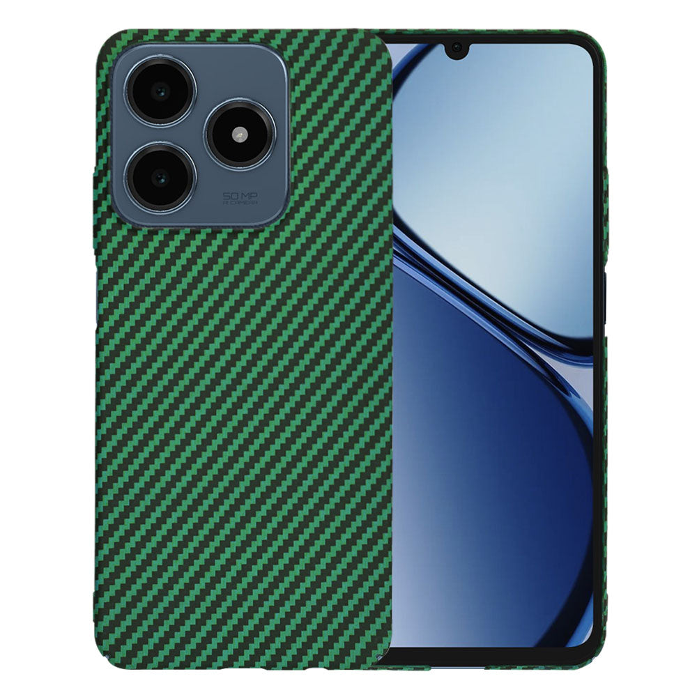 Futrola za Realme C63 / C61, Techsuit, Carbonite FiberShell, Zelena