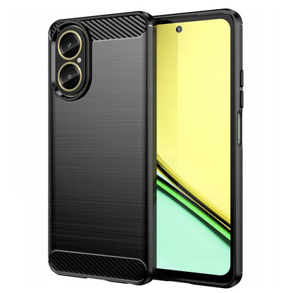 Futrola za Realme C67 4G, Techsuit, Karbon, Crna