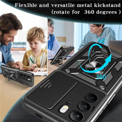 Futrola za Realme C75 5G / 14x, Techsuit, CamShield, Crna