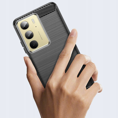Futrola za Realme C75 5G / 14x, Techsuit, Karbon, Crna