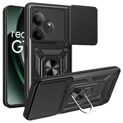 Futrola za Realme GT 6T / GT 6, Techsuit, CamShield, Crna