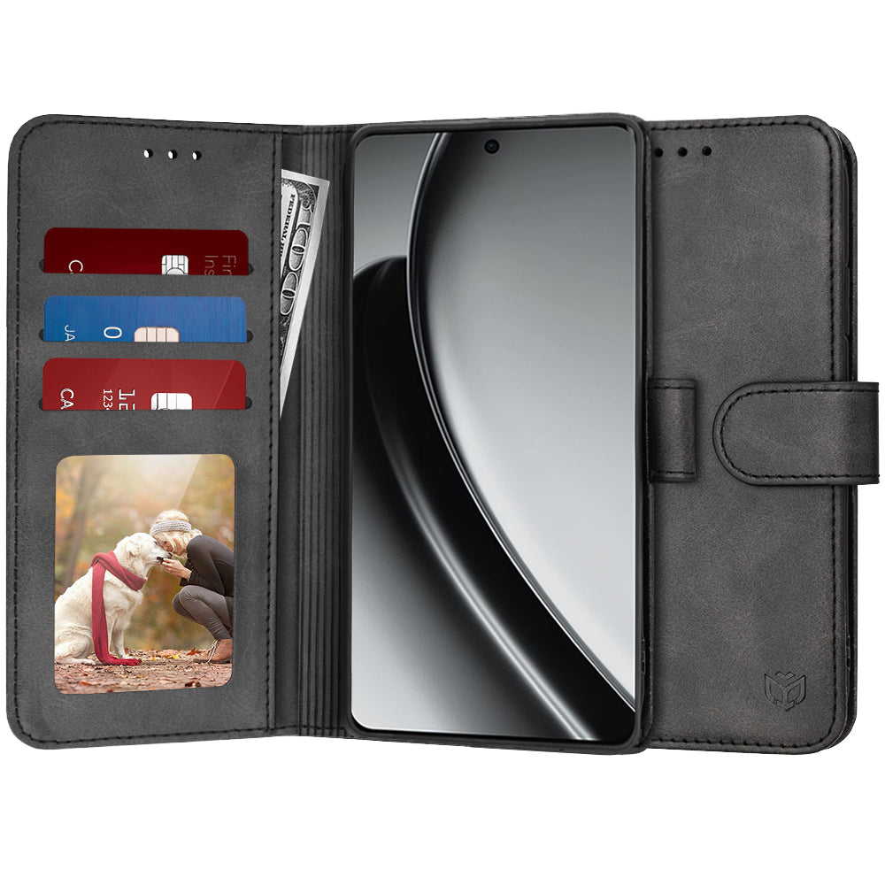 Futrola za Realme GT 6T / GT 6, Techsuit, Diary Book, Crna
