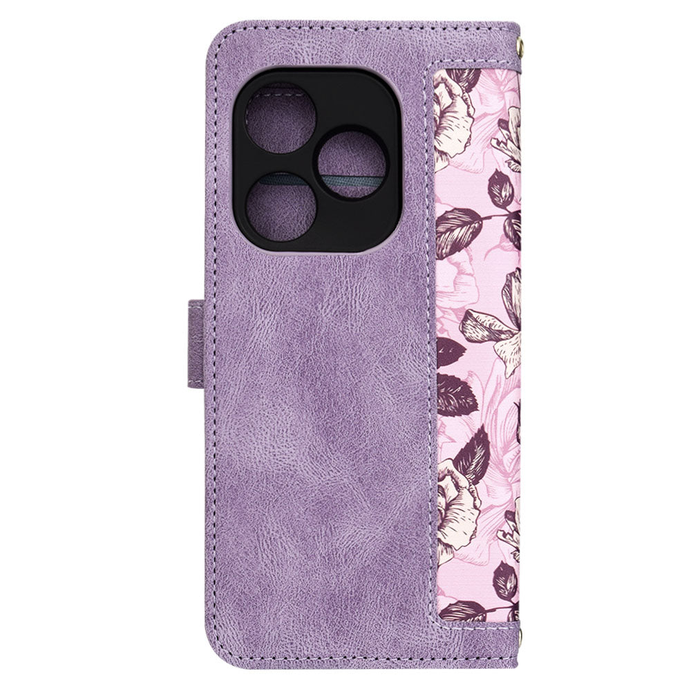 Futrola za Realme GT 6T / GT 6, Techsuit, FlipCraft, Ljubičasta