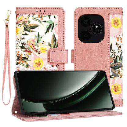 Futrola za Realme GT 6T / GT 6, Techsuit, FlipCraft, Roze
