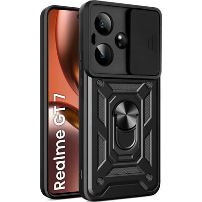 Futrola za Realme GT 7, Techsuit, CamShield, Crna