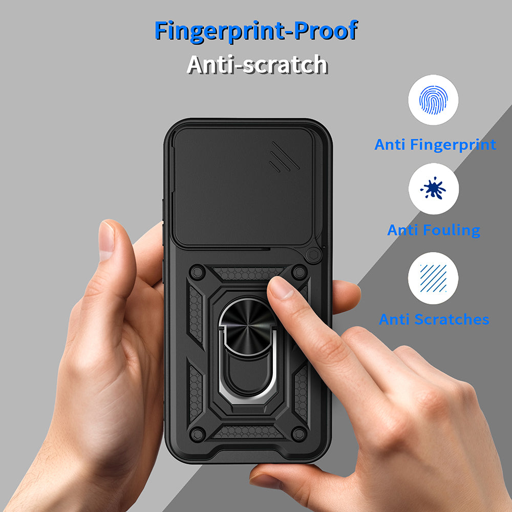 Futrola za Realme GT 8 Pro, Techsuit, CamShield (Okruglo otvaranje za kameru), Crna