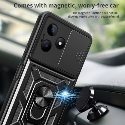 Futrola za Realme Note 50 / C51, Techsuit, CamShield, Crna