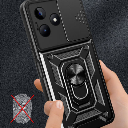 Futrola za Realme Note 50 / C51, Techsuit, CamShield, Crna